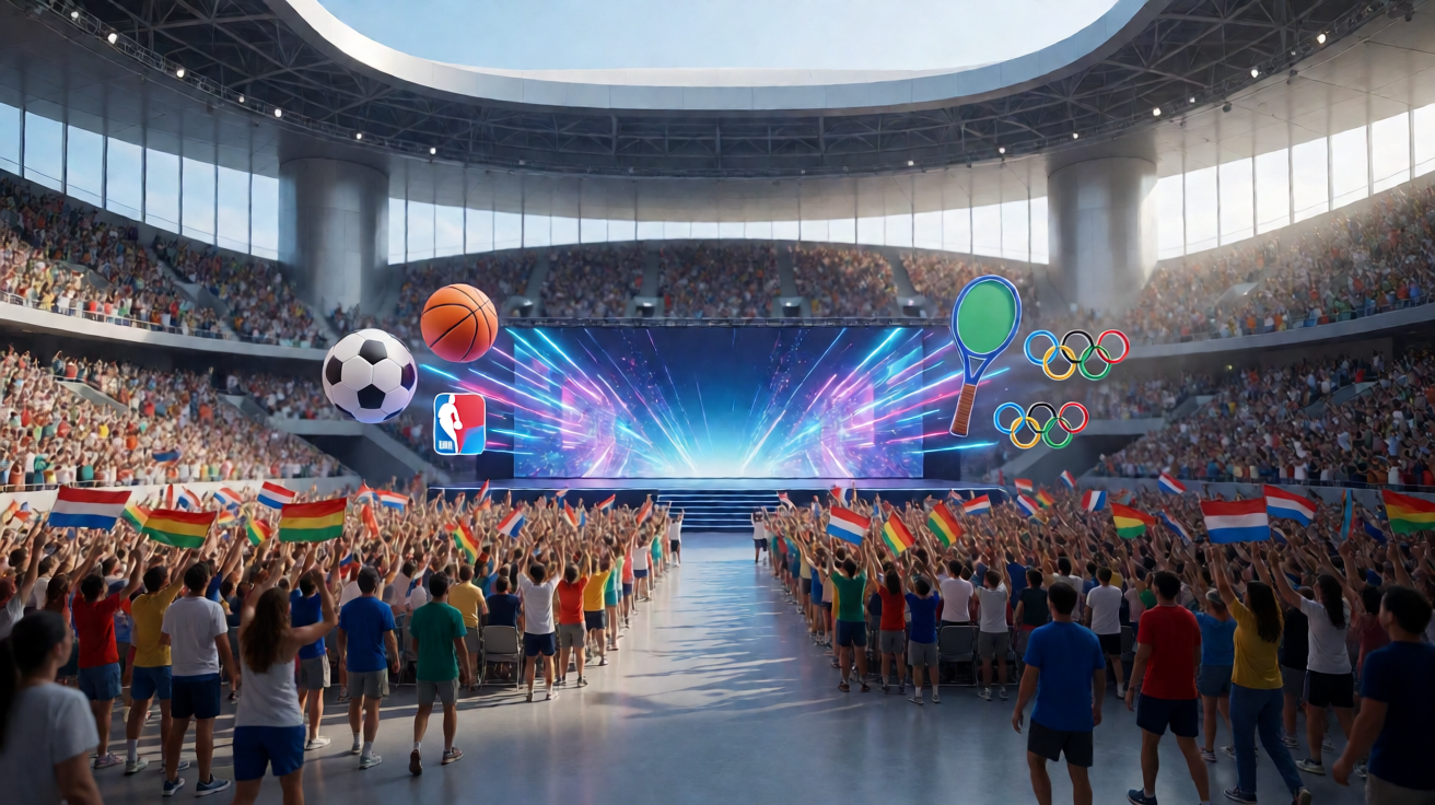 Bsports必一运动平台展示大型体育场馆与赛事现场氛围